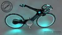 Glowing Sci-Fi Bicycles Image 6