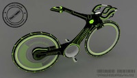 Glowing Sci-Fi Bicycles Image 7