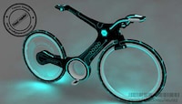 Glowing Sci-Fi Bicycles Image 8
