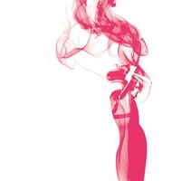 Seductive Pink-Hued Smoke Image 3