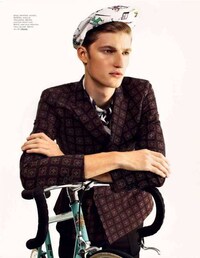 Retro Cyclist Captures Image 4