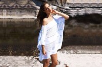 Vibrant Billowing Beachwear Image 6