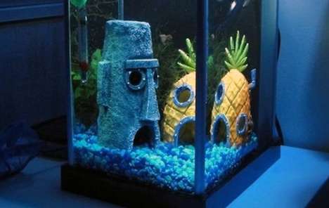 Cartoon Fish Tank Abodes