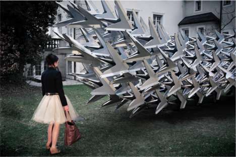 Piercing Flock Sculptures
