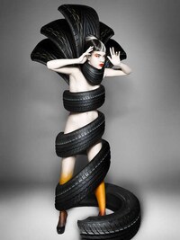 Titillating Tire-Couture Ads Image 6