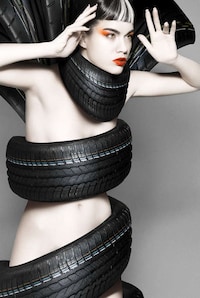 Titillating Tire-Couture Ads Image 7