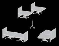 Adaptable Teamwork Tables Image 6