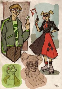 Rockabilly Caped Crusader Renderings Image 6