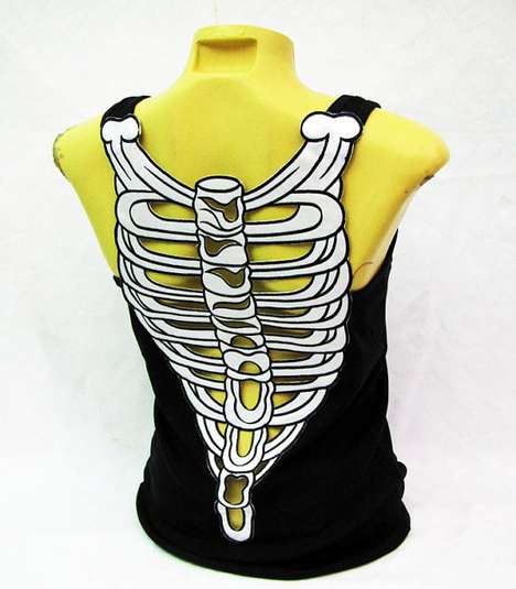 Backless Bone-Baring Attire 