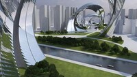 Extensive Spiralling Sculptures