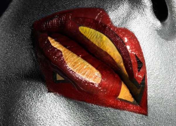 Superhero Symbol Makeup