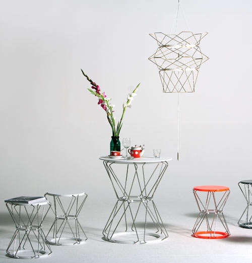 Collapsible Wiry Furniture