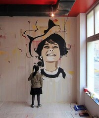 Graffitied Hollywood Femmes