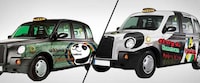 Bear-Patterned Olympic Taxis Image 2
