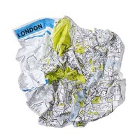 Deliberately Crushed Cartography Image 4