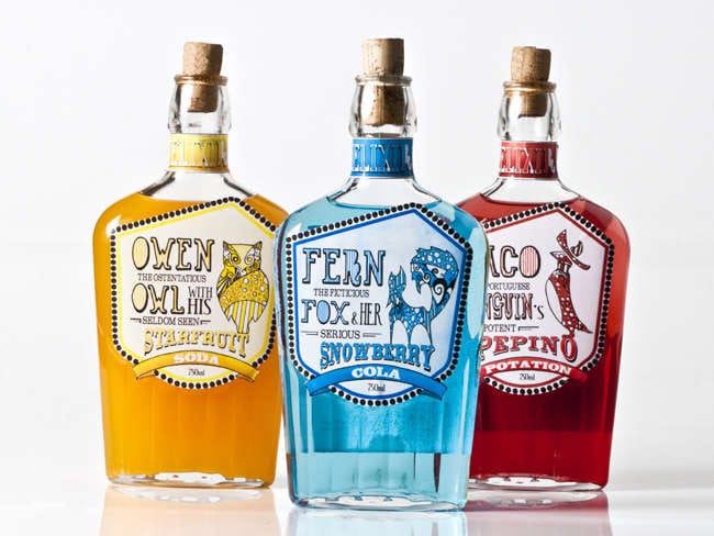 Quirky Soft Drink Branding