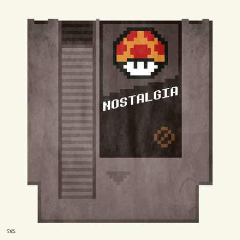 Retro Game Cartridge Renderings