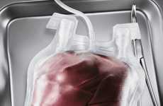 Sweater-Filled Blood Bag Ads