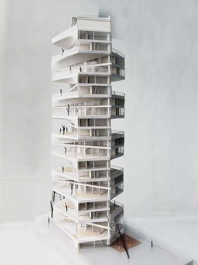 Twisted Jenga Apartments
