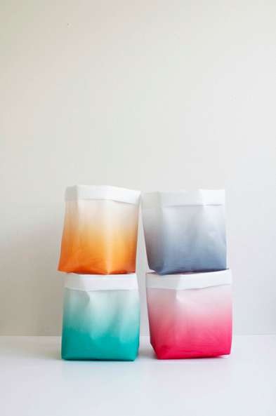 Delicate Dip-Dye Containers
