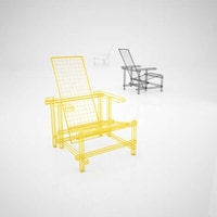 Iconic Metal Wire Chairs Image 2