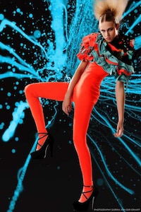 Neon Futuristic Outerwear Image 4