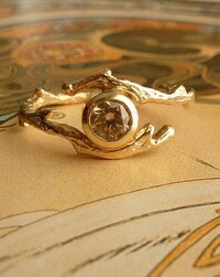 Woodsy Engagement Bands Image 3