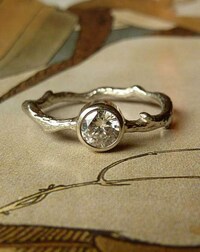 Woodsy Engagement Bands Image 7