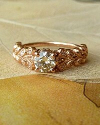 Woodsy Engagement Bands Image 8