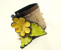 Blooming Leather Bracelets Image 4