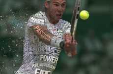Typographic Tennis Players