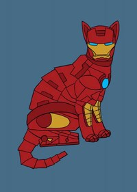 Feline Superhero Caricatures Image 2