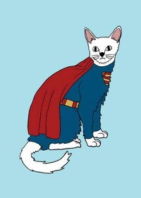 Feline Superhero Caricatures Image 4