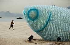 Bottle Sea Creature Art