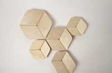 Hexagonal Wooden Dishware