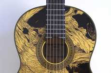 Pen-Detailed Guitars