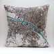 Cartogram-Clad Cushions Image 7