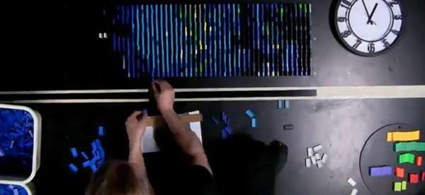 Toppling Domino Paintings