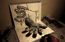Three-Dimensional Pencil Art