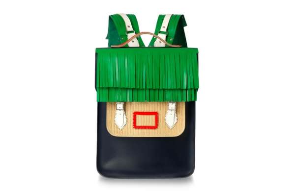 Fringed Tailored Backpacks : christopher shannon x cambridge 