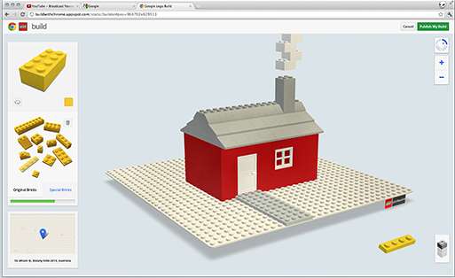 Virtual Toy Brick Games
