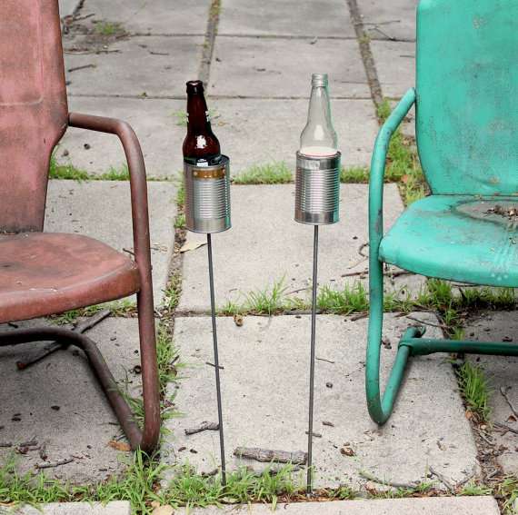 Homemade Hillbilly Drink Stands