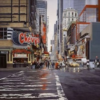 Ridiculously Realistic City Paintings Image 7
