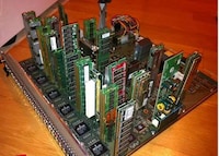 Circuit Board Cityscapes Image 2