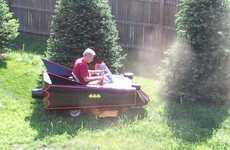 Caped Crusader Grass Cutters
