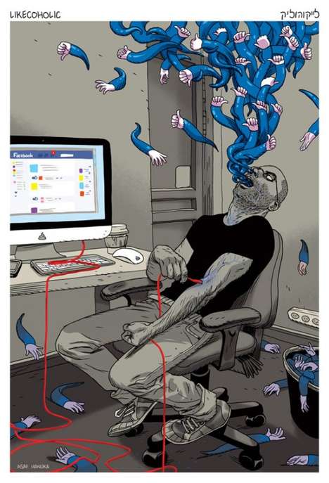 Facebook Addict Posters