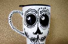 Eerie Skeleton Mugs