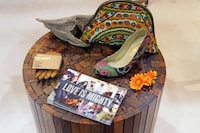 Old-World Textile Footwear Image 5
