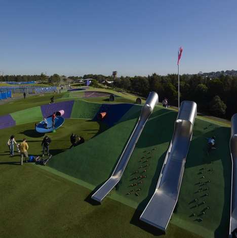 Sleek Futuristic Playgrounds
