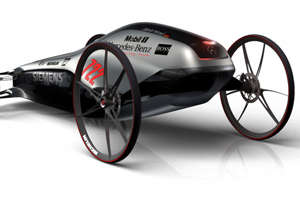 Engineless Gravity Racing Car: Mercedes-Benz Silbervogel | Trend Hunter